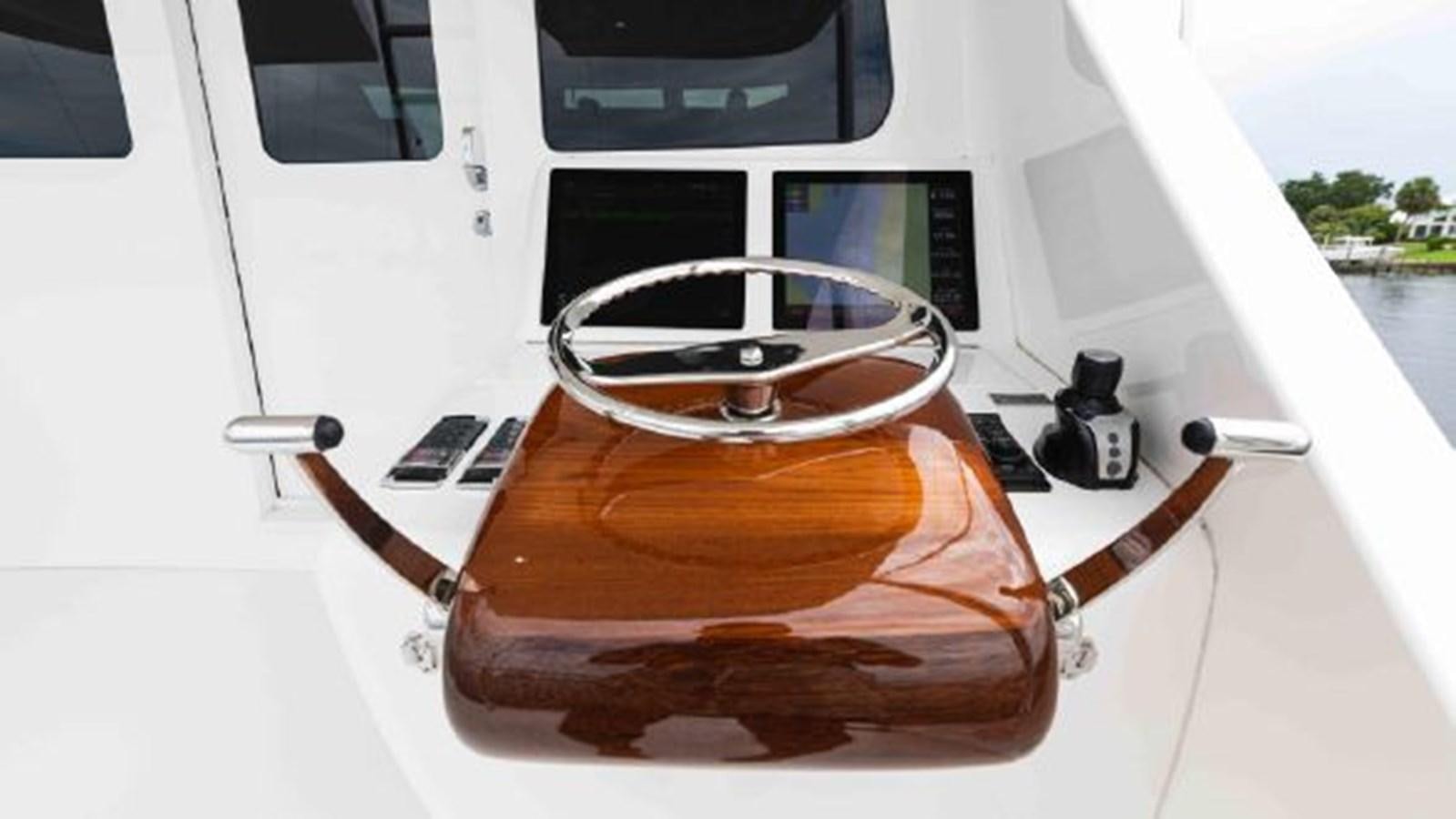 a machine with a wood handle aboard MAKARA Yacht for Sale