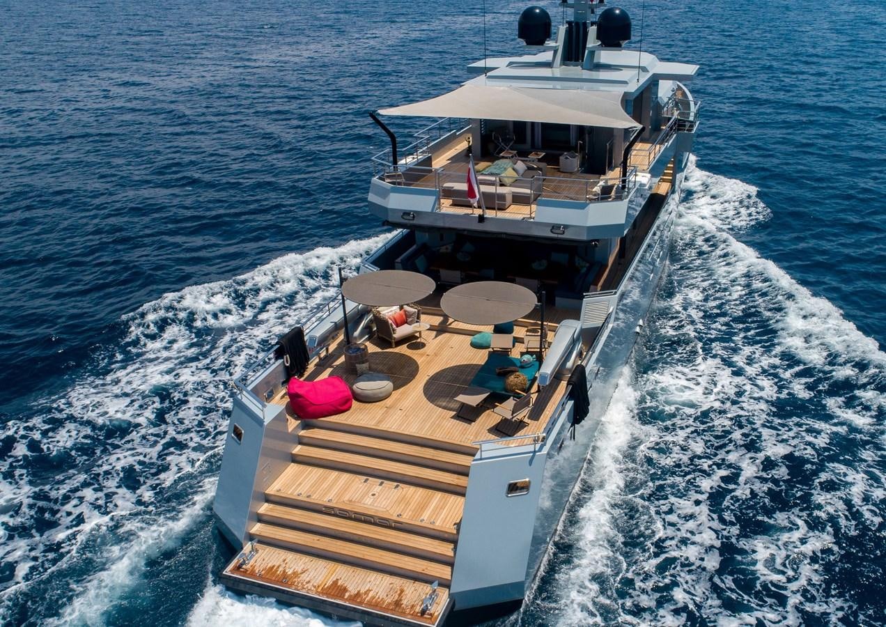 a boat on the water aboard CALADAN Yacht for Sale