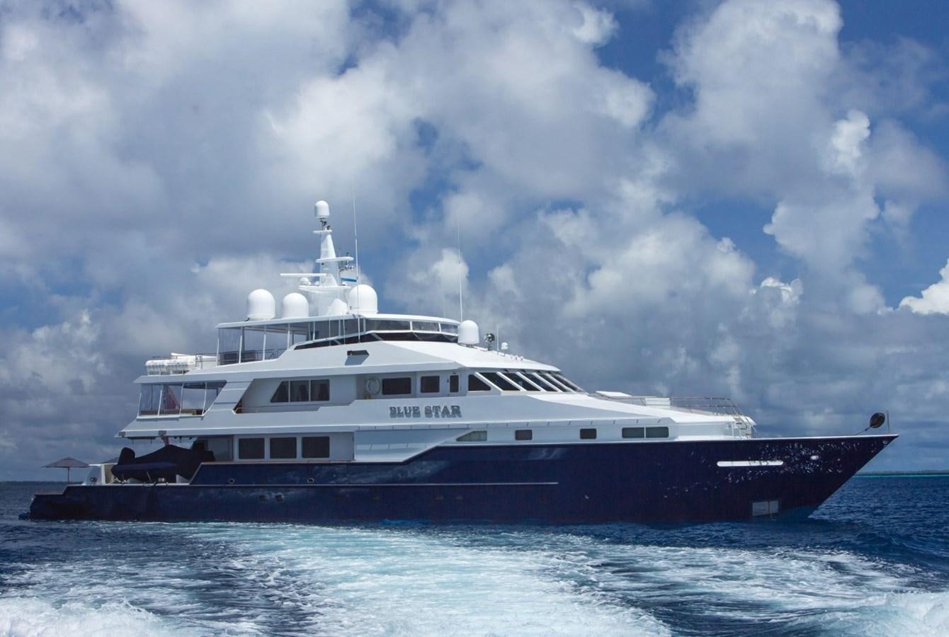 a boat on the water aboard BLUE STAR Yacht for Sale