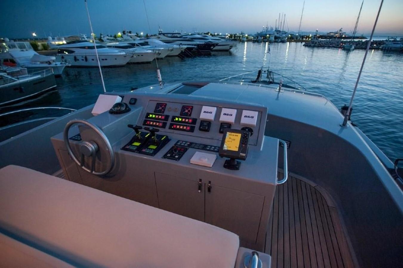 a boat on the water aboard NOT GUILTY III Yacht for Sale