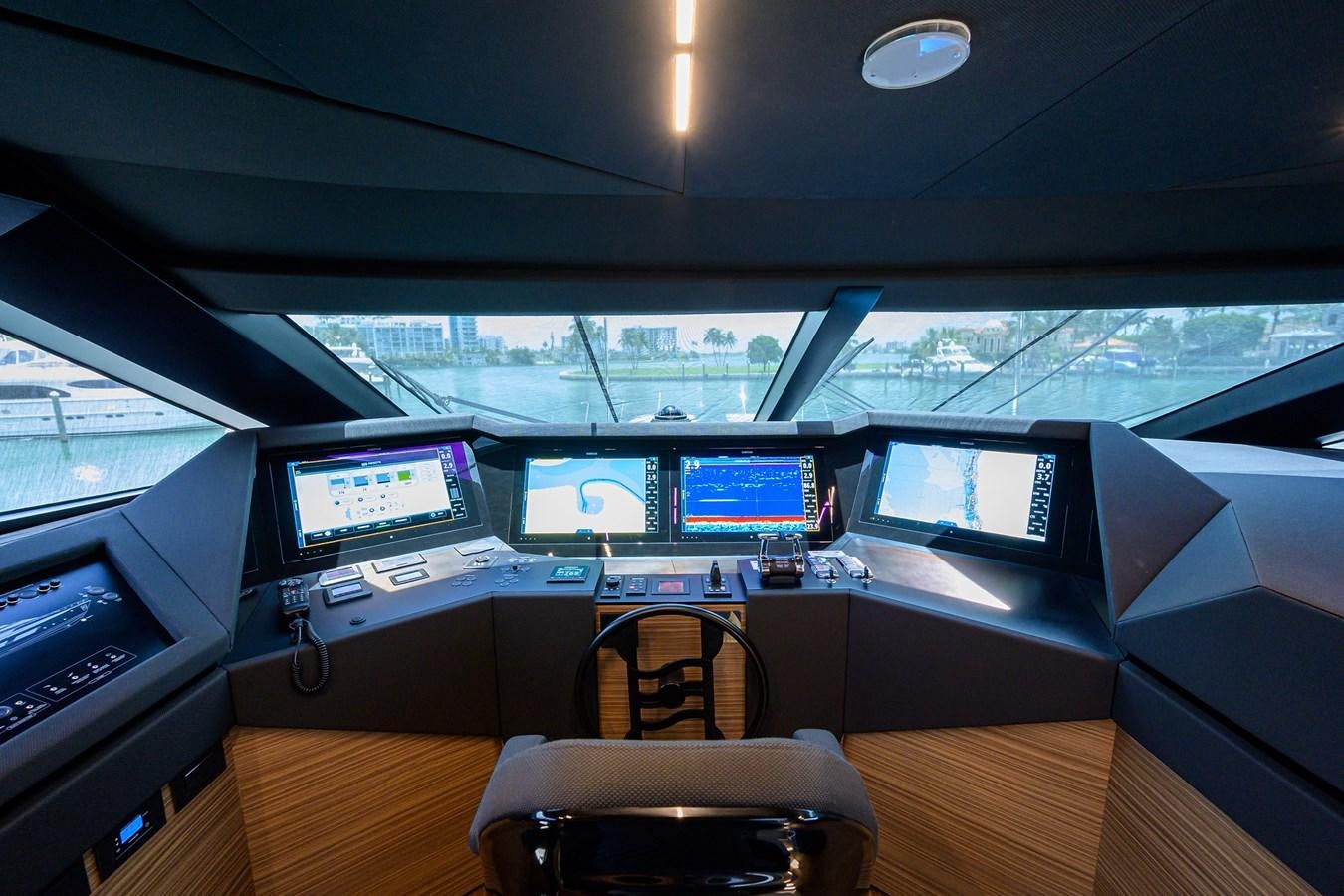 a room with many computers aboard DATE NIGHT Yacht for Sale