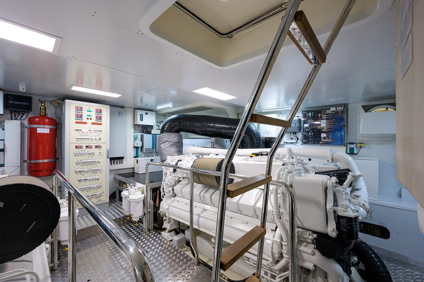 a machine in a factory aboard DATE NIGHT Yacht for Sale