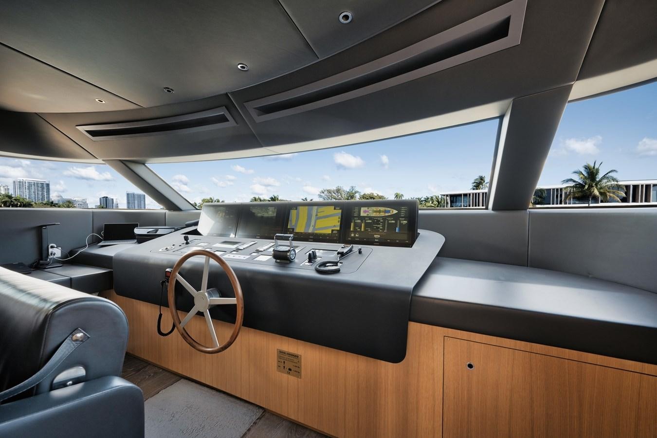 a large boat in a large body of water aboard DON'T TELL MOM  Yacht for Sale