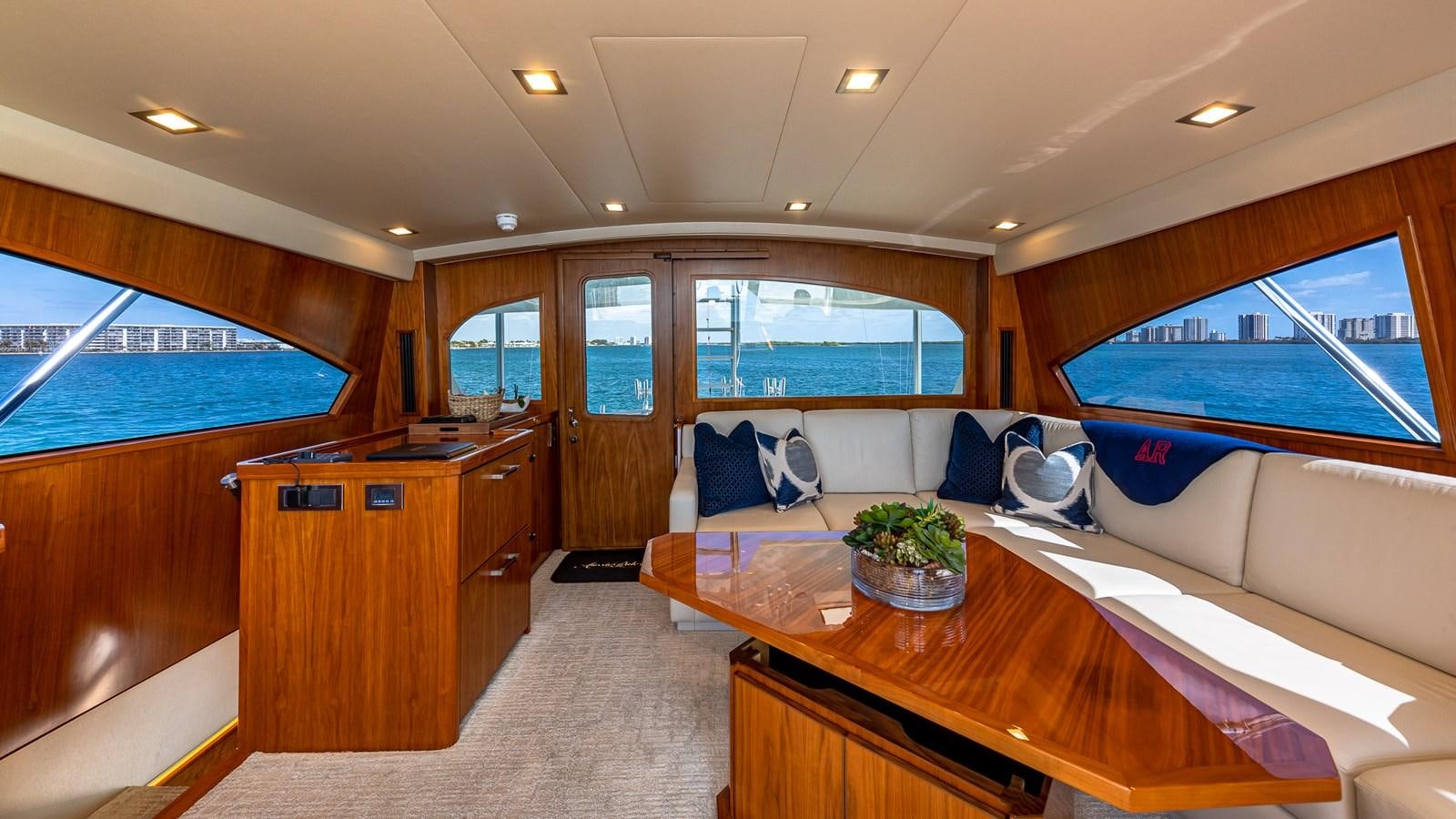 a room with a bed and a table aboard AUSSIE RULES Yacht for Sale