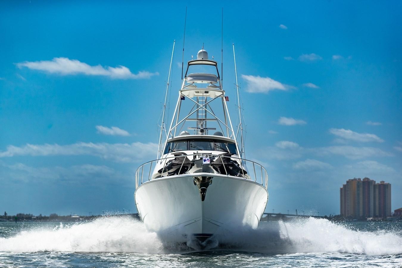 a boat on the water aboard AUSSIE RULES Yacht for Sale