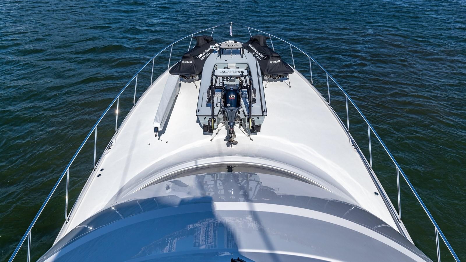 a person on a boat aboard AUSSIE RULES Yacht for Sale