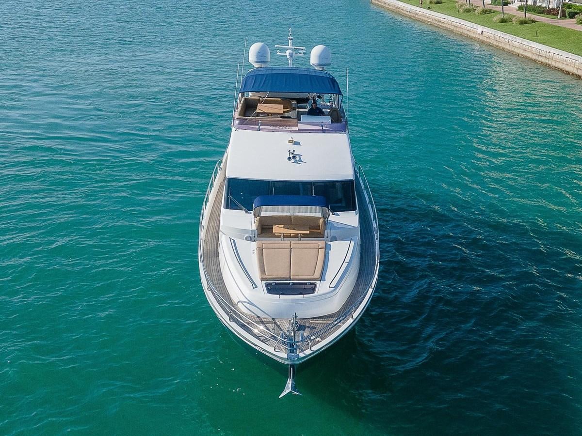a boat on the water aboard PRINCESS 72 MOTOR YACHT Yacht for Sale