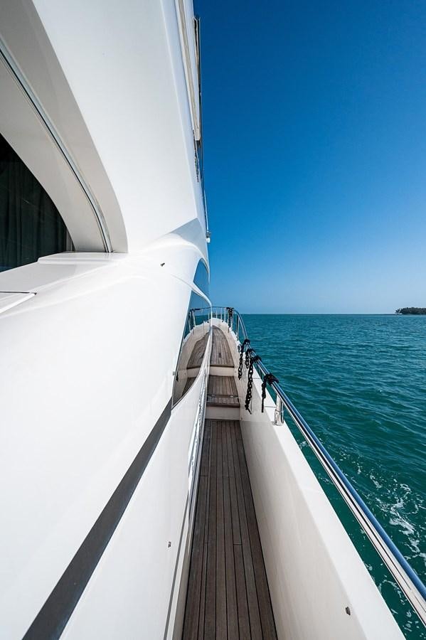 a boat on the water aboard PRINCESS 72 MOTOR YACHT Yacht for Sale