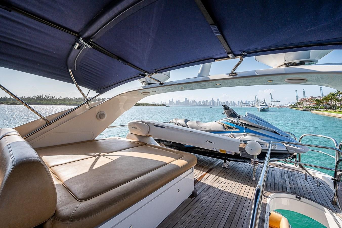 a boat on the water aboard PRINCESS 72 MOTOR YACHT Yacht for Sale