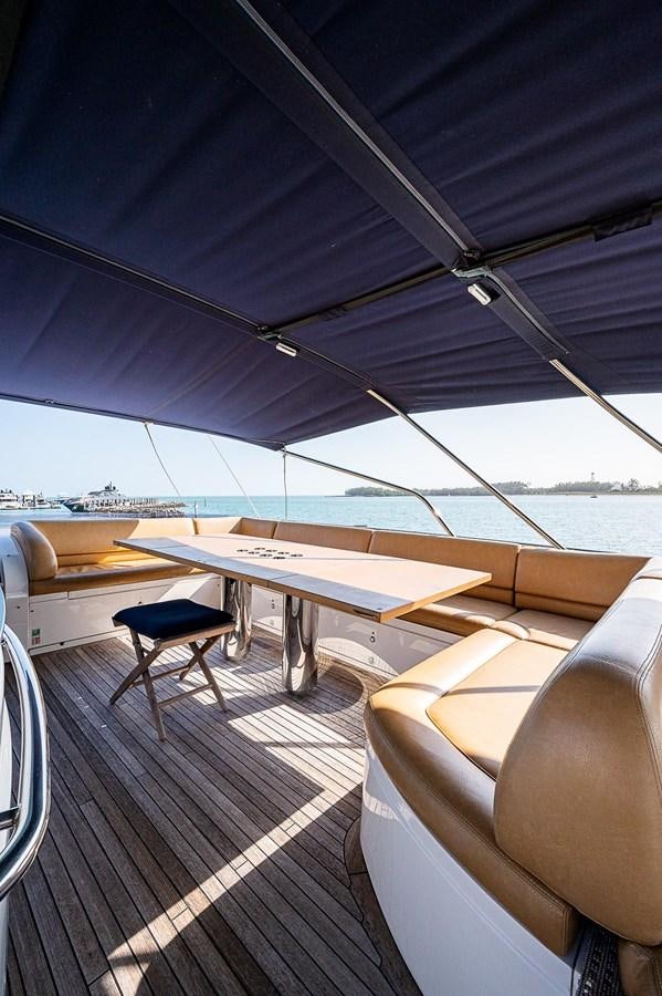 a boat on the water aboard PRINCESS 72 MOTOR YACHT Yacht for Sale