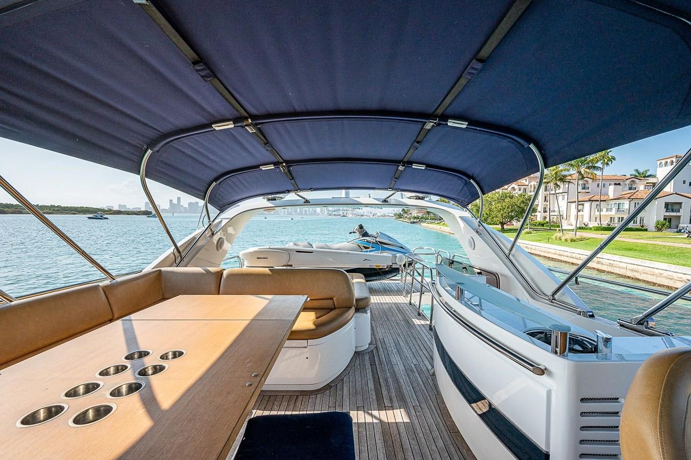 a boat on the water aboard PRINCESS 72 MOTOR YACHT Yacht for Sale