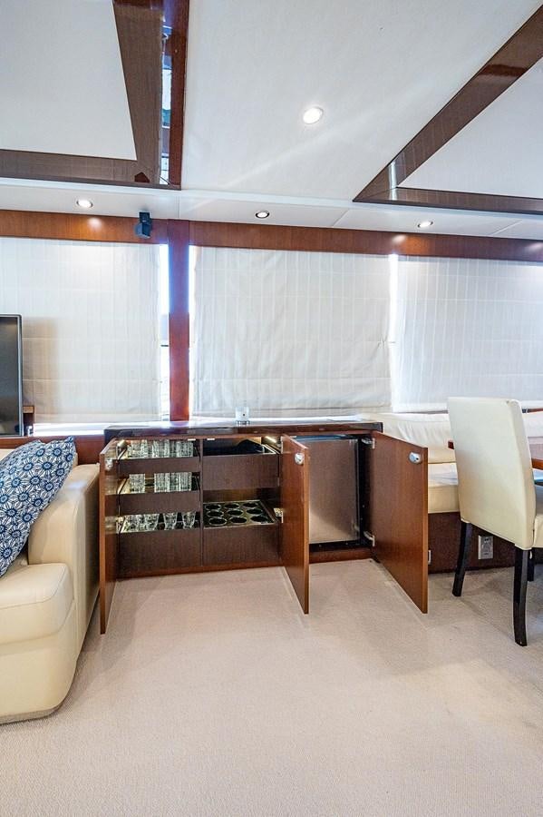 a room with a table and chairs aboard PRINCESS 72 MOTOR YACHT Yacht for Sale