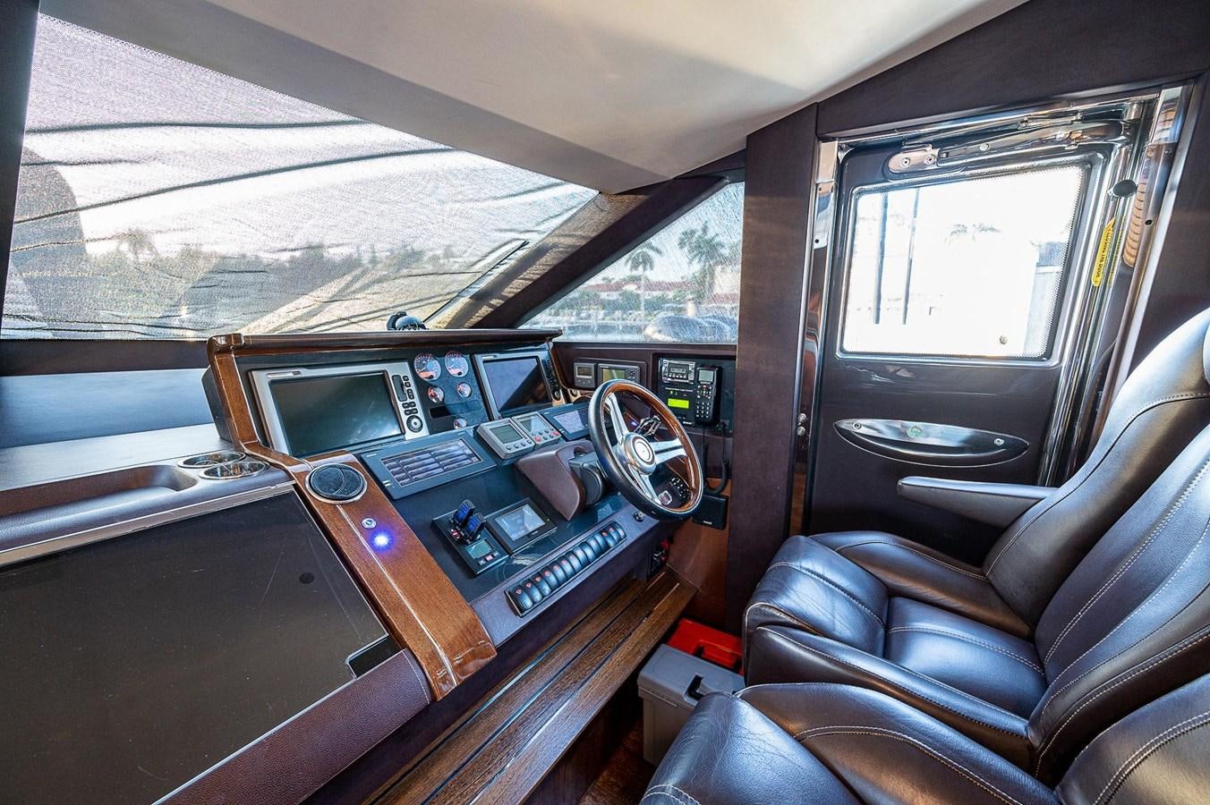 inside of a car aboard PRINCESS 72 MOTOR YACHT Yacht for Sale