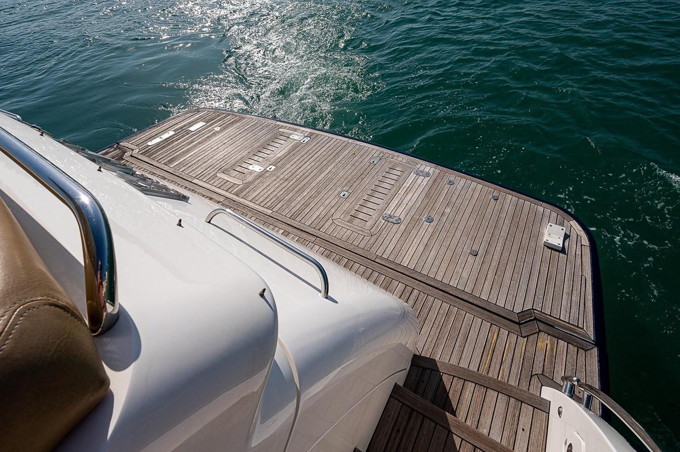 the deck of a boat aboard PRINCESS 72 MOTOR YACHT Yacht for Sale