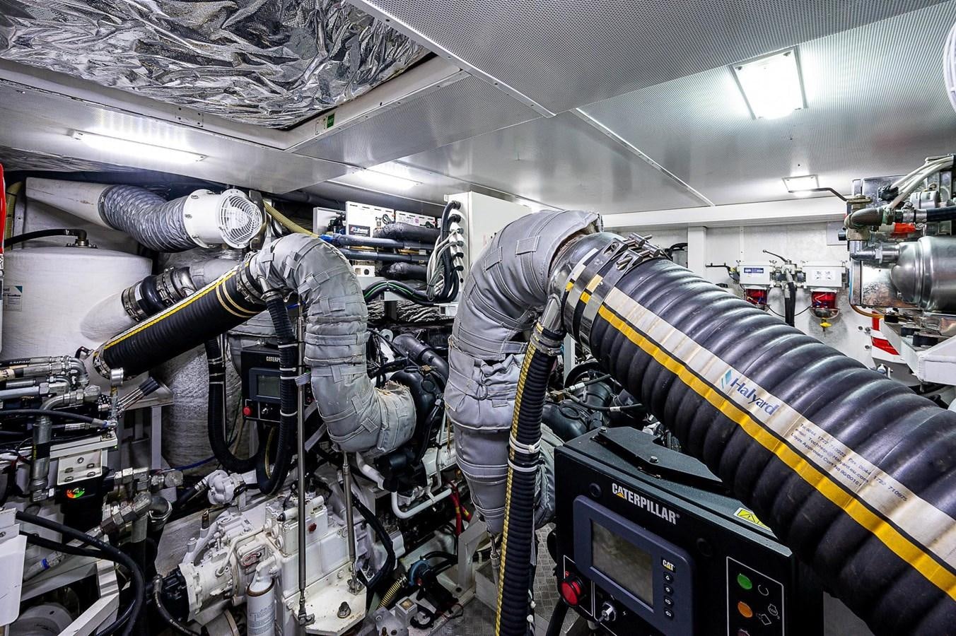 a machine with a large metal pipe aboard PRINCESS 72 MOTOR YACHT Yacht for Sale