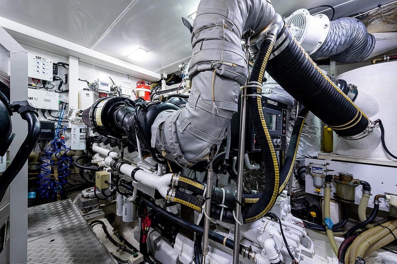 a machine with a large metal pipe aboard PRINCESS 72 MOTOR YACHT Yacht for Sale