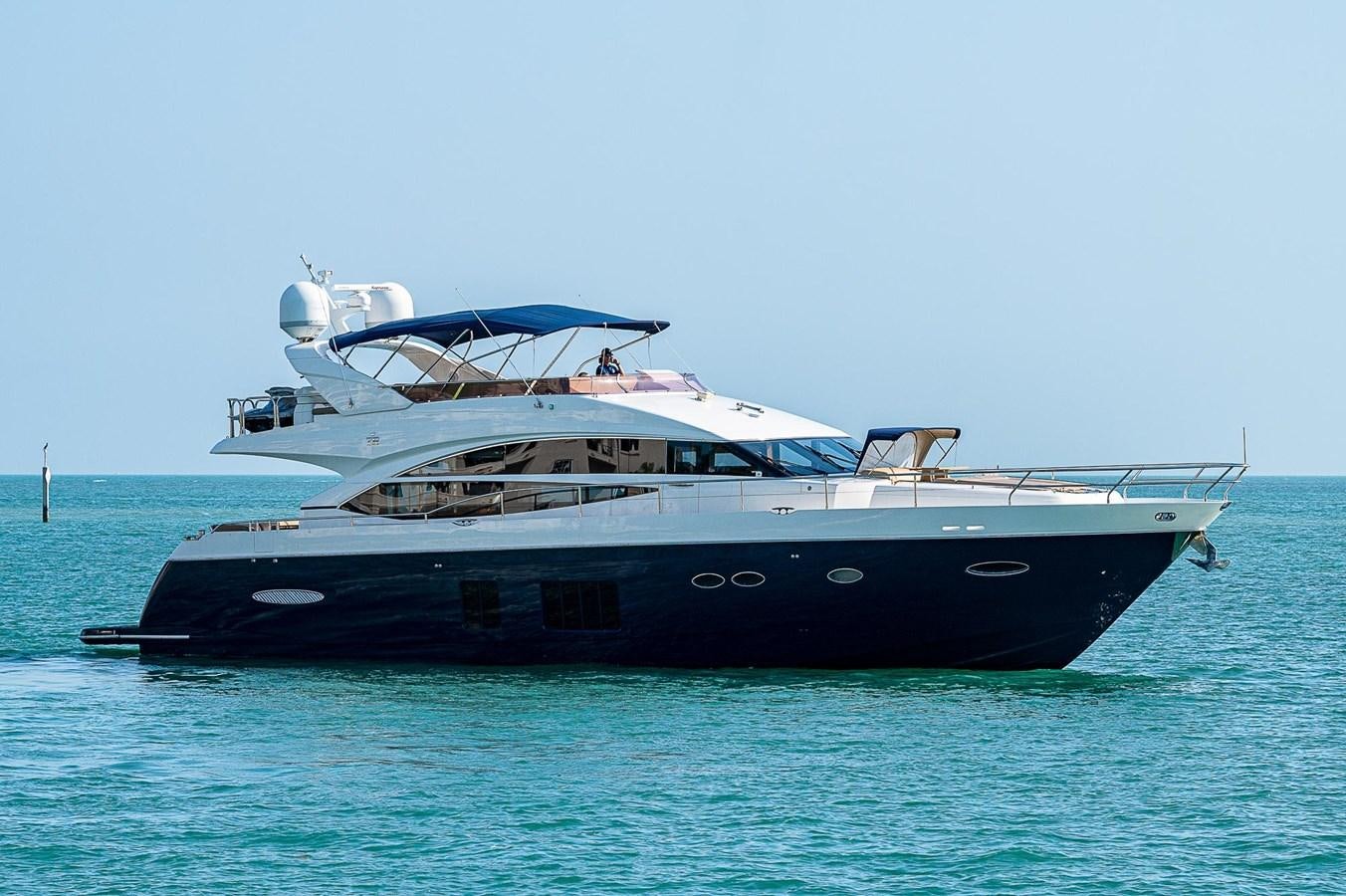 a boat in the water aboard PRINCESS 72 MOTOR YACHT Yacht for Sale