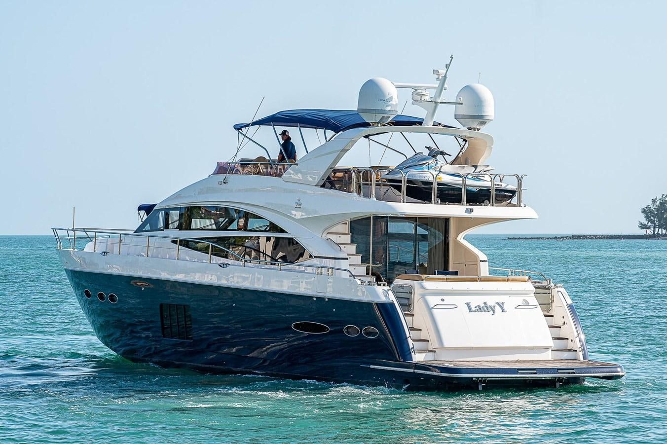 a boat in the water aboard PRINCESS 72 MOTOR YACHT Yacht for Sale