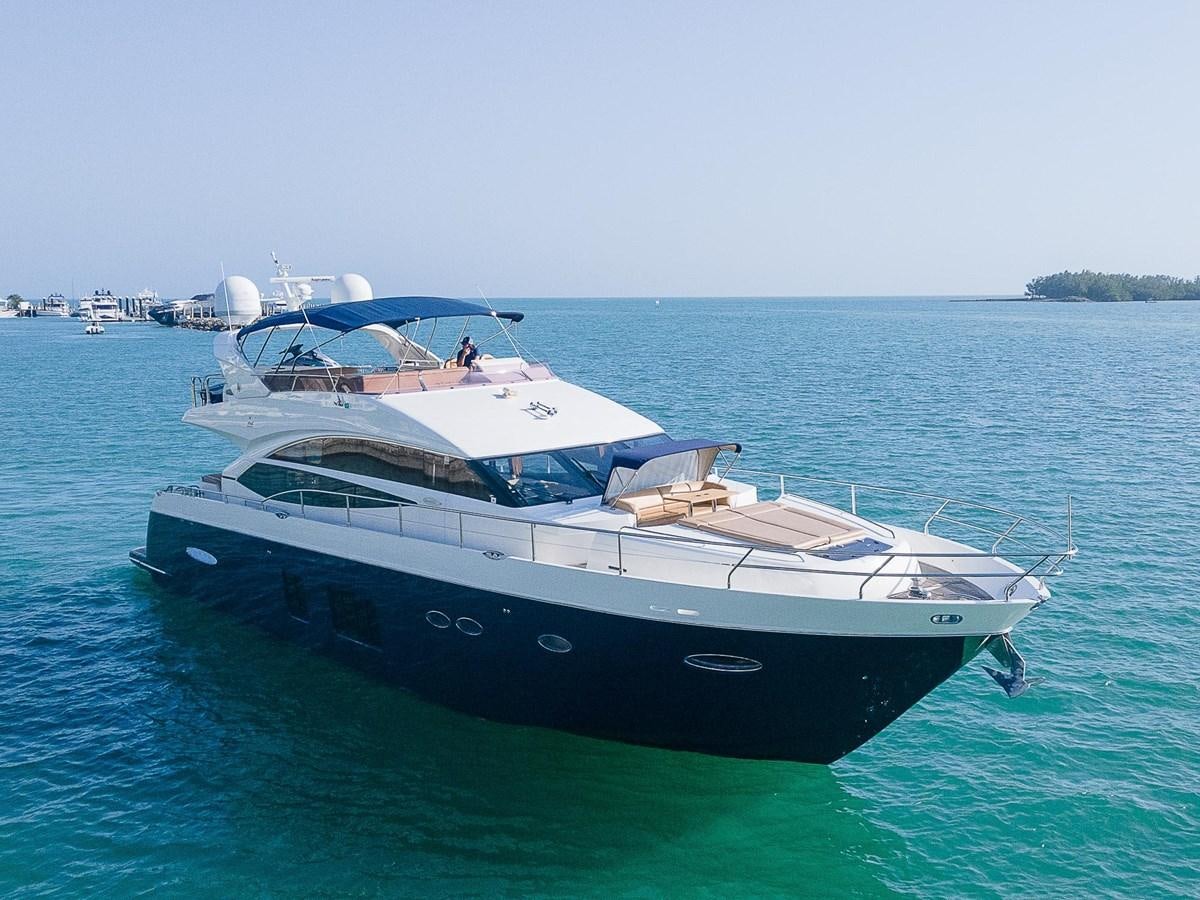a boat in the water aboard PRINCESS 72 MOTOR YACHT Yacht for Sale