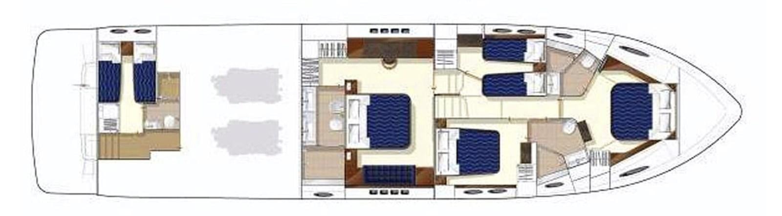 diagram aboard PRINCESS 72 MOTOR YACHT Yacht for Sale