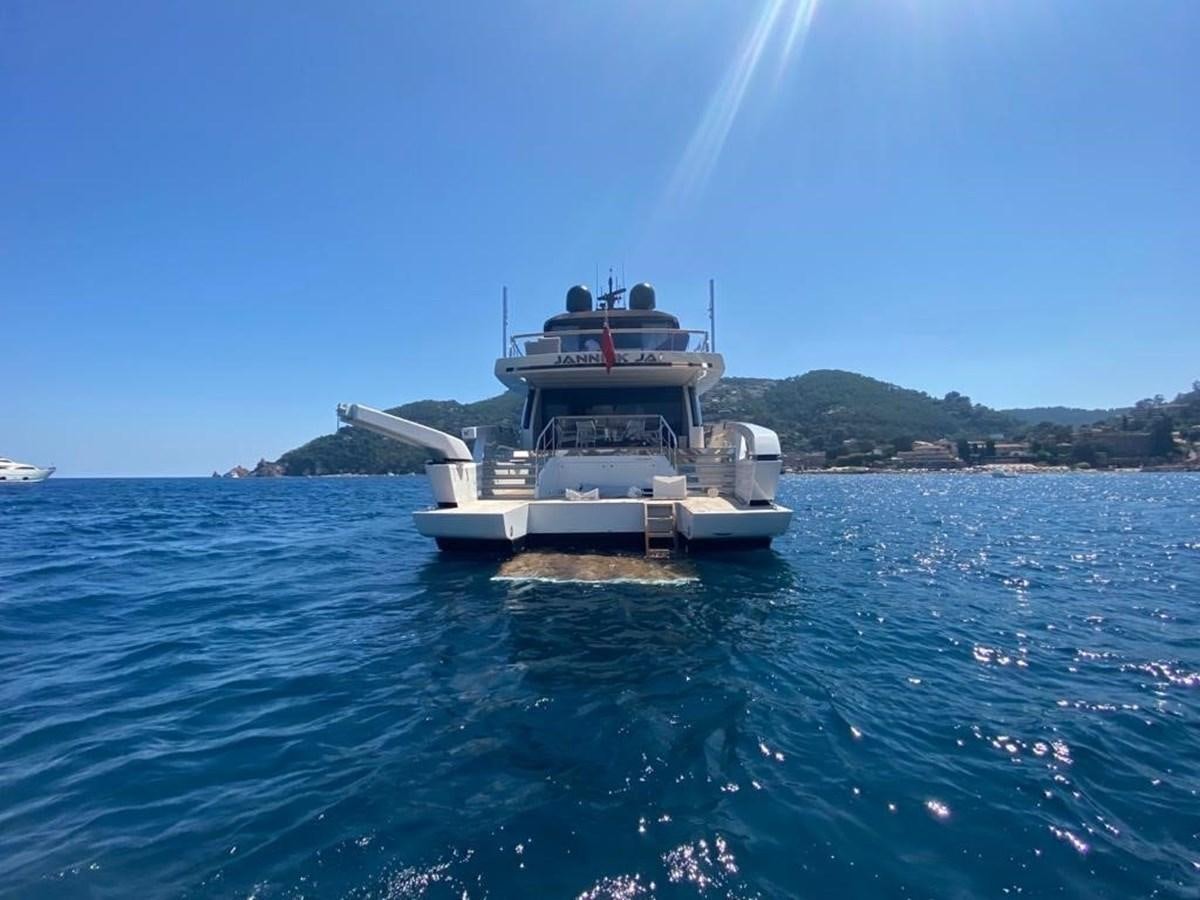 a boat on the water aboard 2020 SANLORENZO SX88 #43 Yacht for Sale