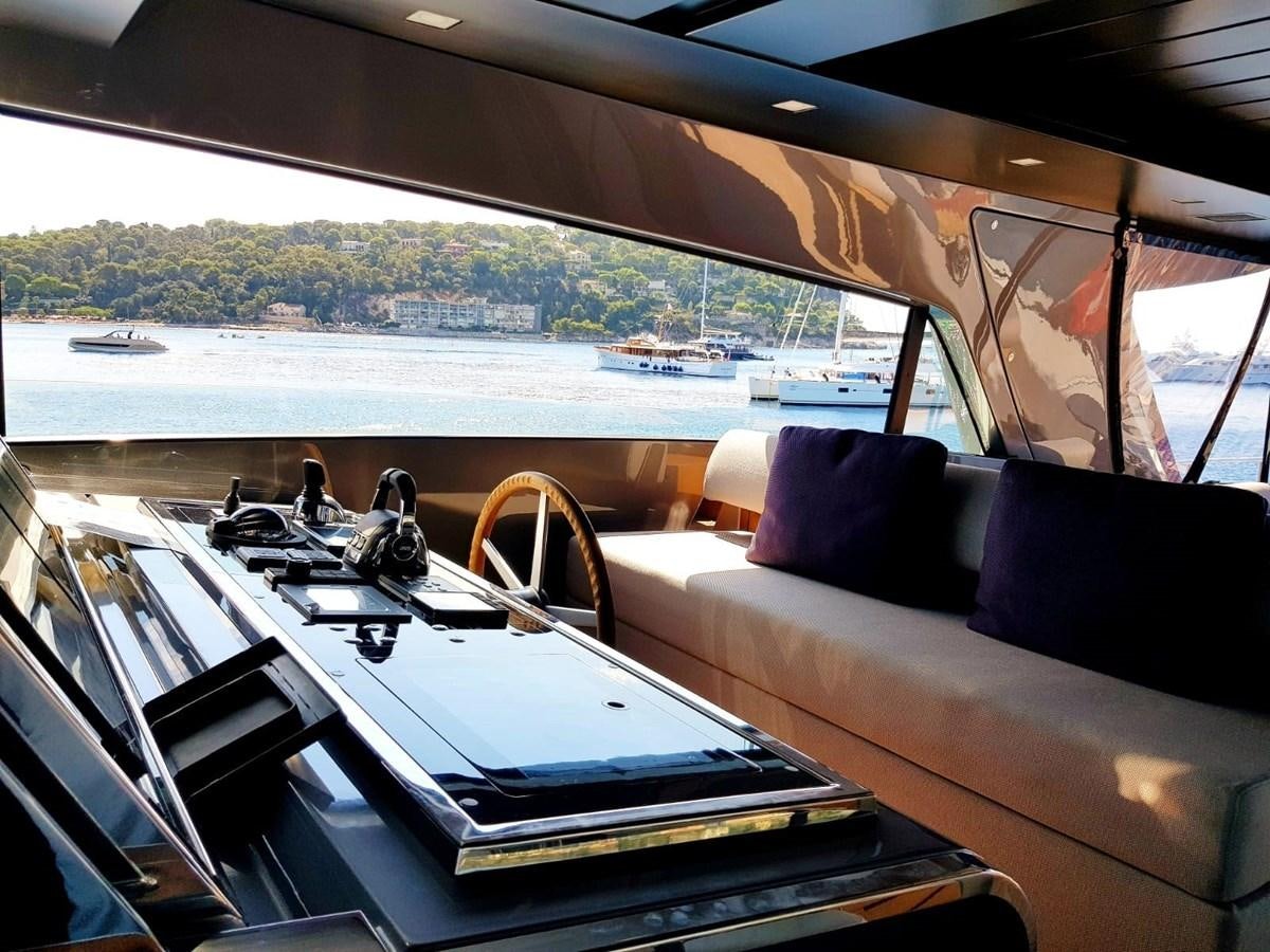 inside of a car aboard 2020 SANLORENZO SX88 #43 Yacht for Sale