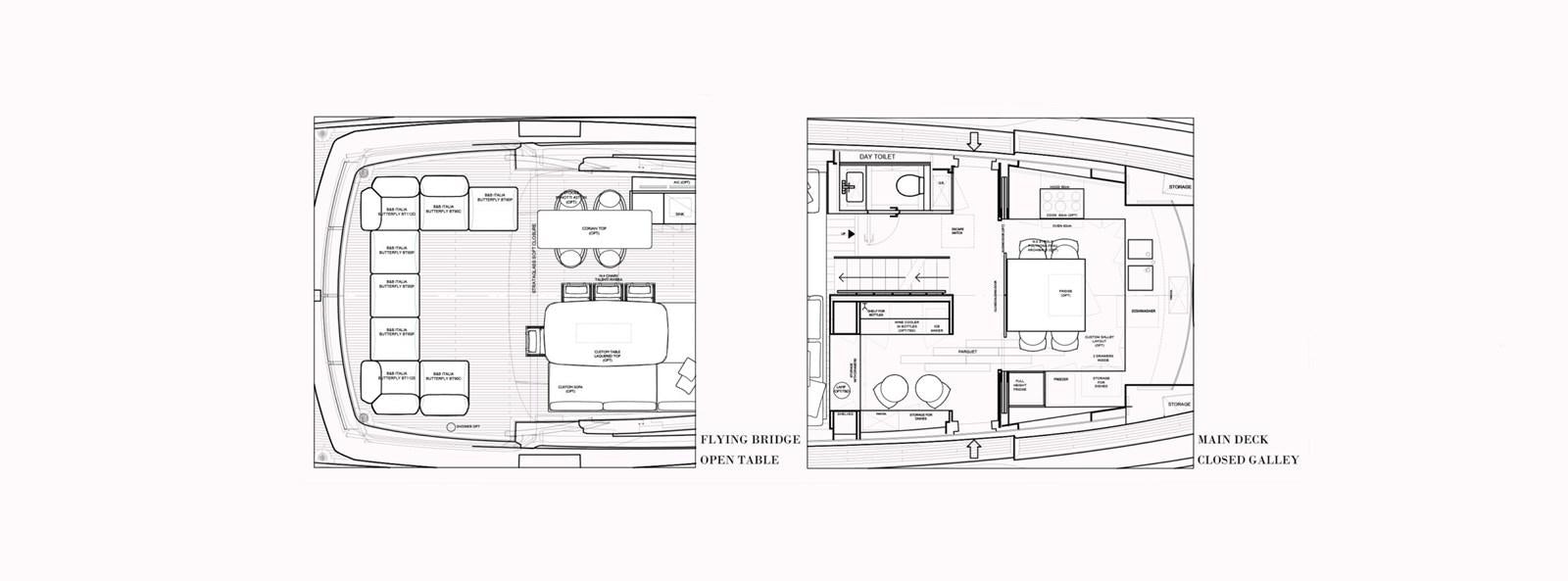 diagram, engineering drawing aboard 2022 SANLORENZO SX88 #47 Yacht for Sale