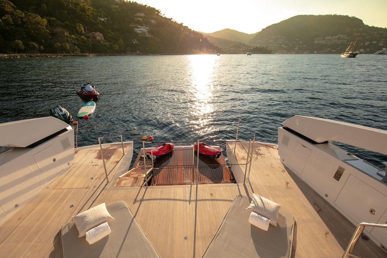 a boat on the water aboard SX88 Yacht for Sale