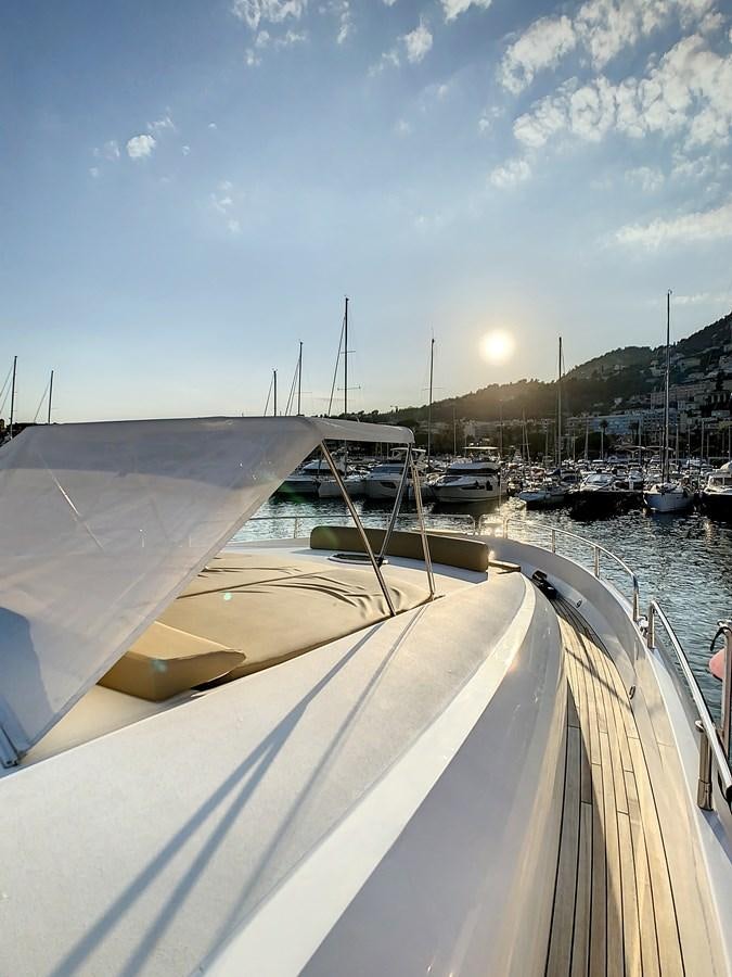 a boat on the water aboard TOFUN Yacht for Sale