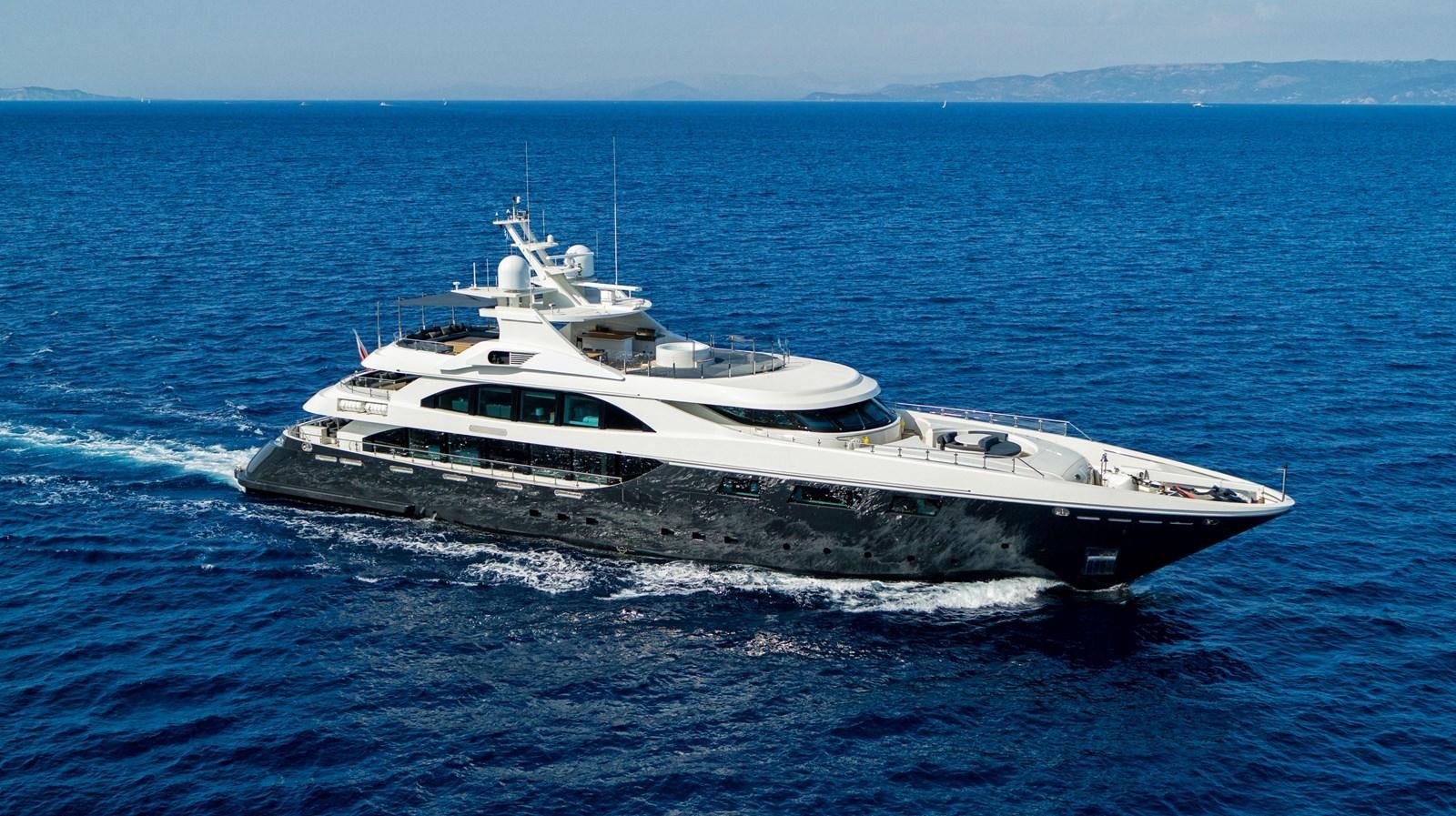 a boat on the water aboard ZIA Yacht for Sale