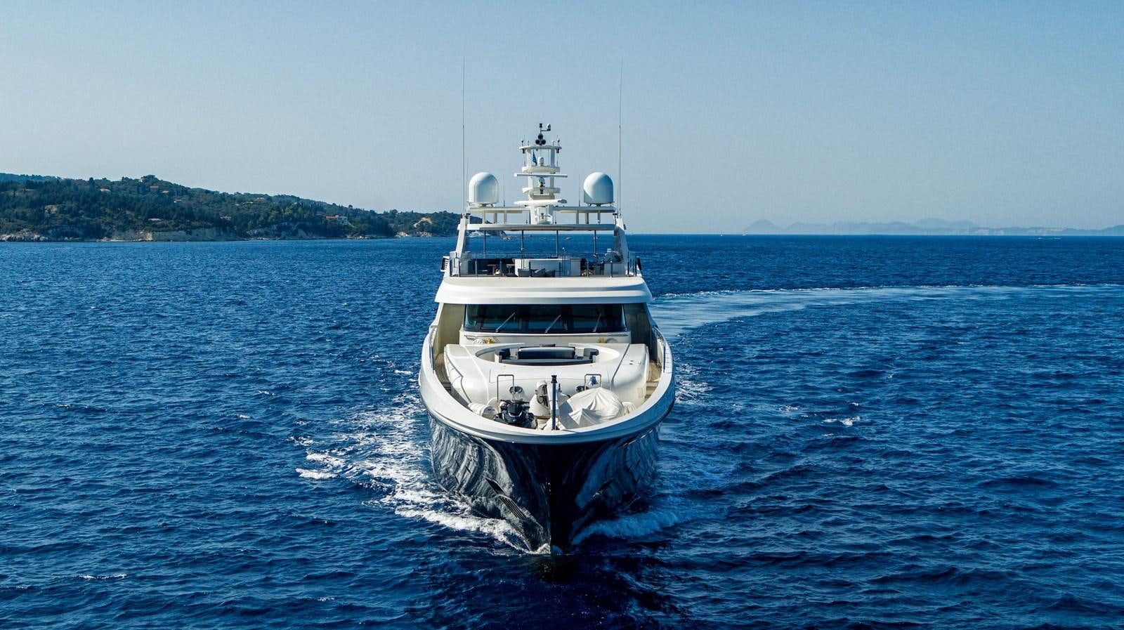 a boat in the water aboard ZIA Yacht for Sale