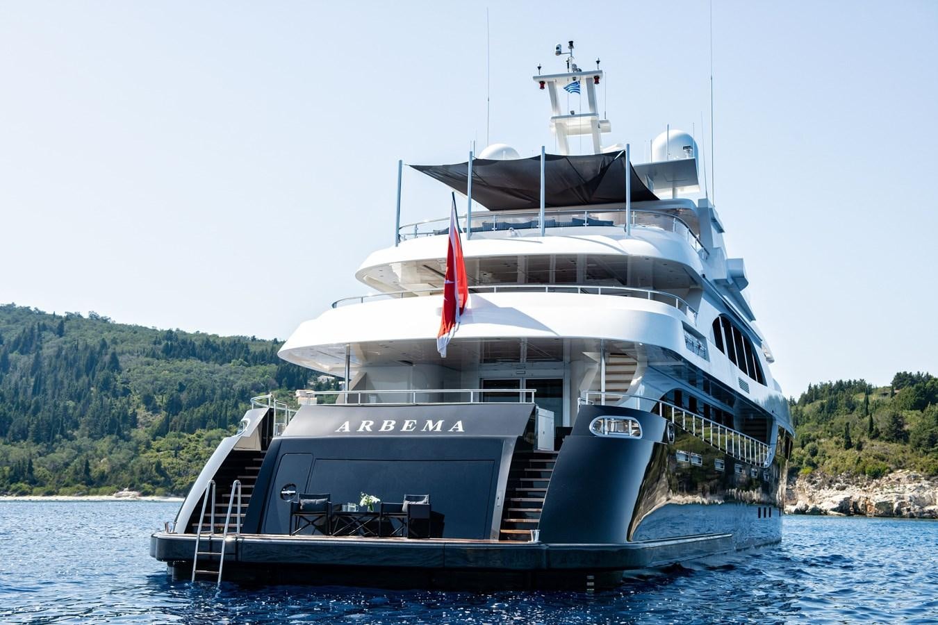 a boat on the water aboard ZIA Yacht for Sale