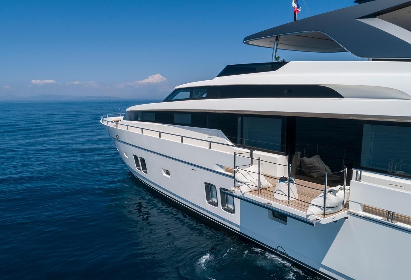 a boat in the water aboard DINAIA Yacht for Charter