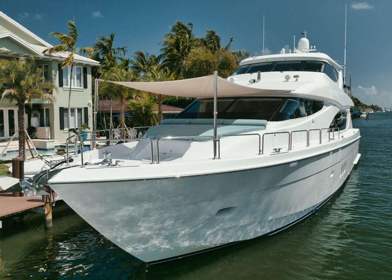a white yacht in the water aboard DONE DEAL Yacht for Sale