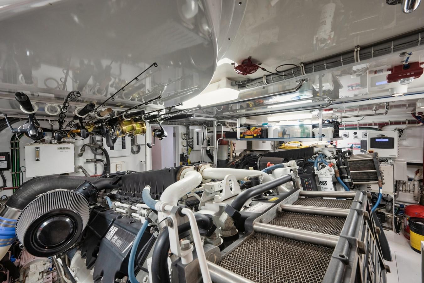 a room with machinery aboard DONE DEAL Yacht for Sale
