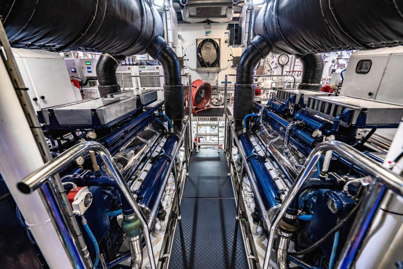 a close-up of a machine aboard DRAMA QUEEN Yacht for Sale