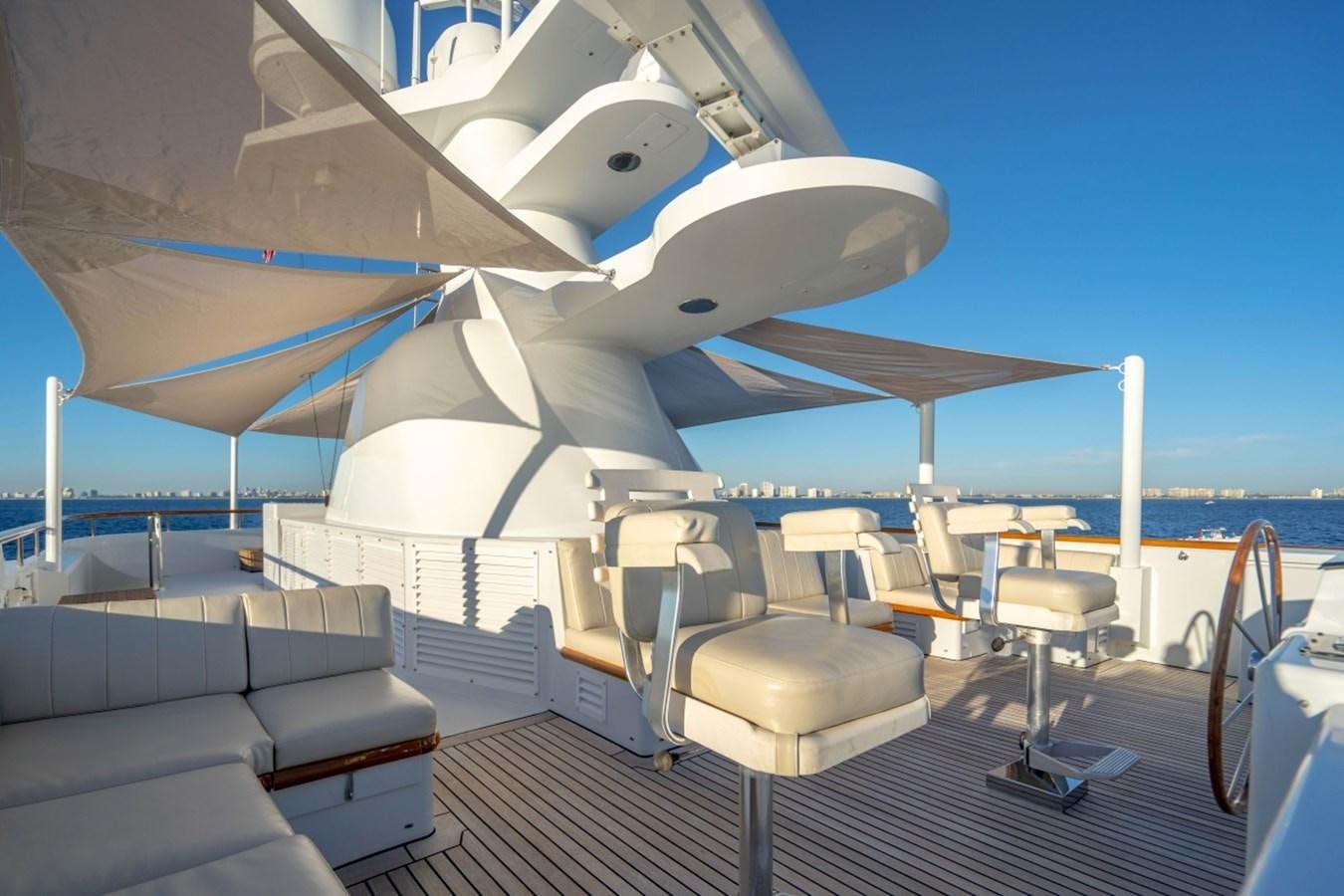 a plane on the runway aboard DRAMA QUEEN Yacht for Sale