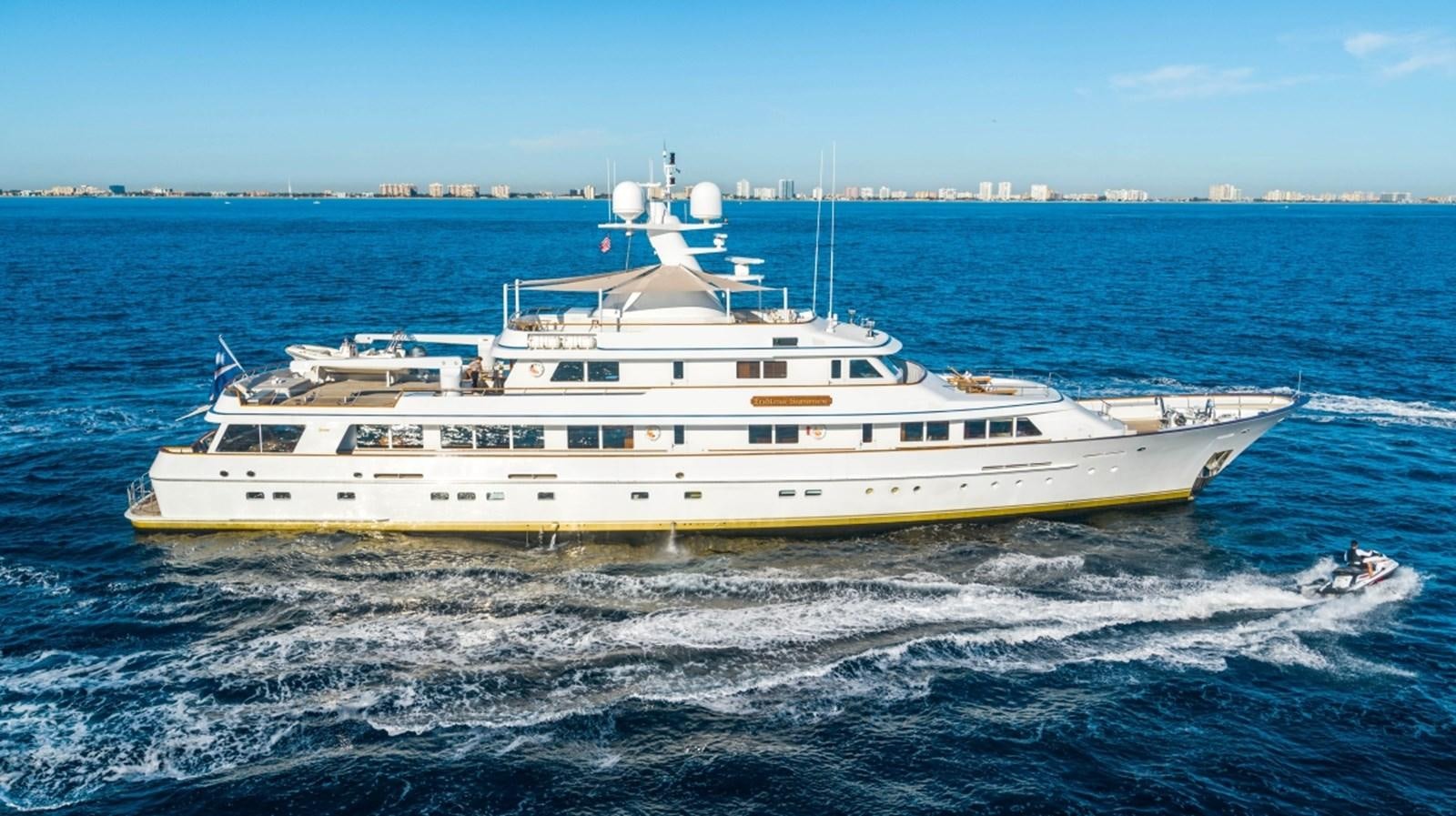 a boat on the water aboard DRAMA QUEEN Yacht for Sale