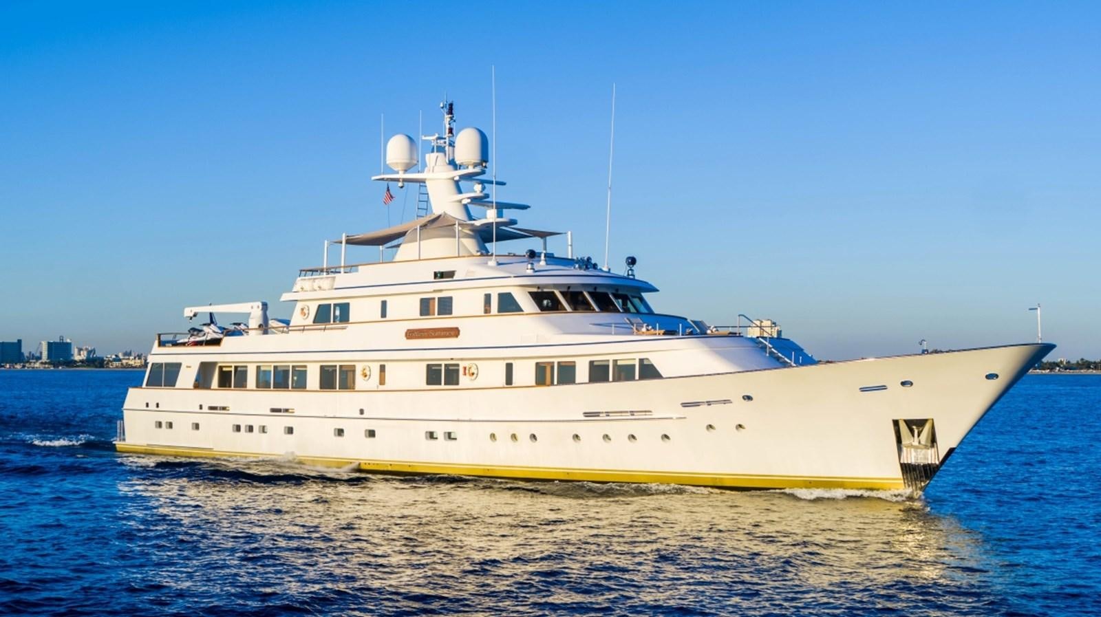a large white ship aboard DRAMA QUEEN Yacht for Sale