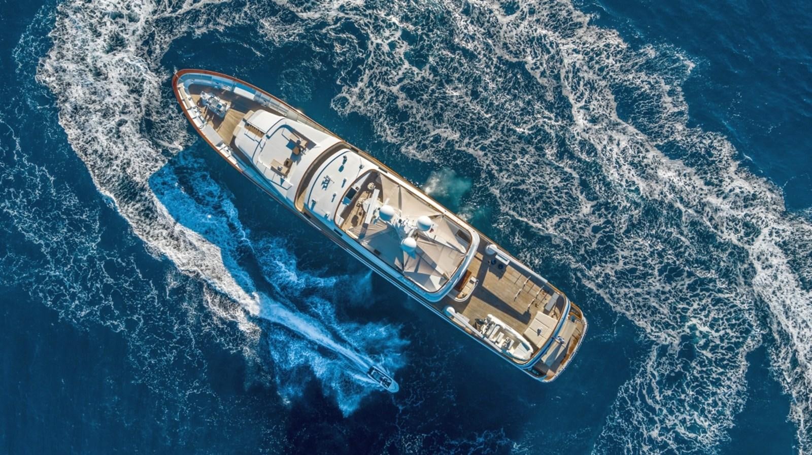 a satellite in space aboard DRAMA QUEEN Yacht for Sale