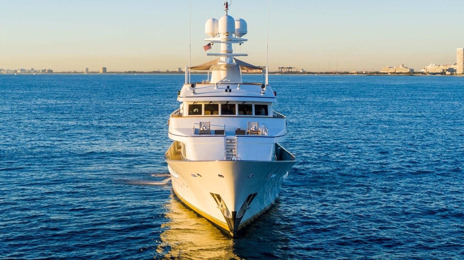 a boat in the water aboard DRAMA QUEEN Yacht for Sale