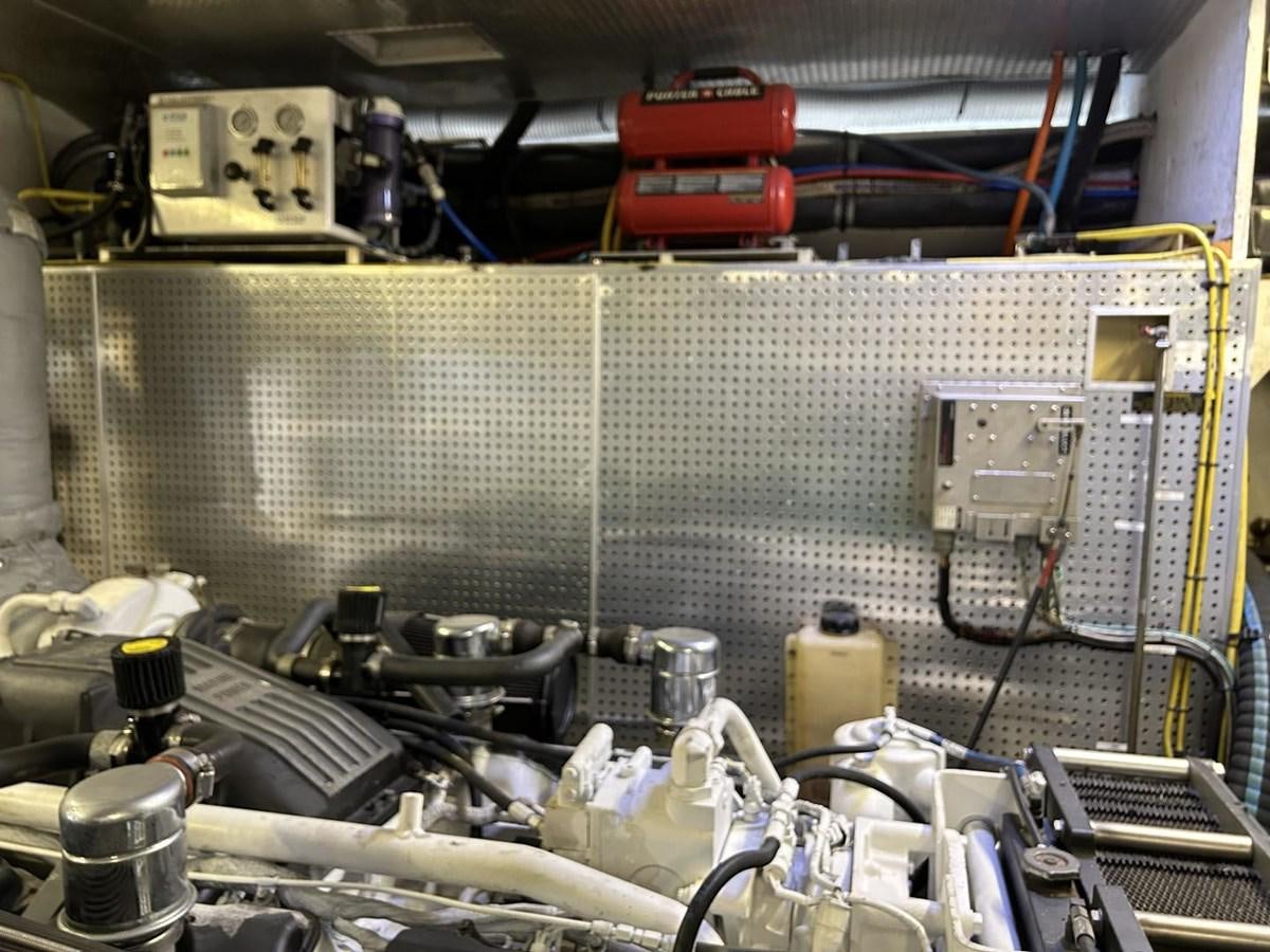 a room with machinery and equipment aboard GLEN ELLEN Yacht for Sale