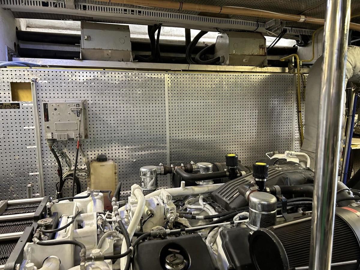 a large factory machinery aboard GLEN ELLEN Yacht for Sale