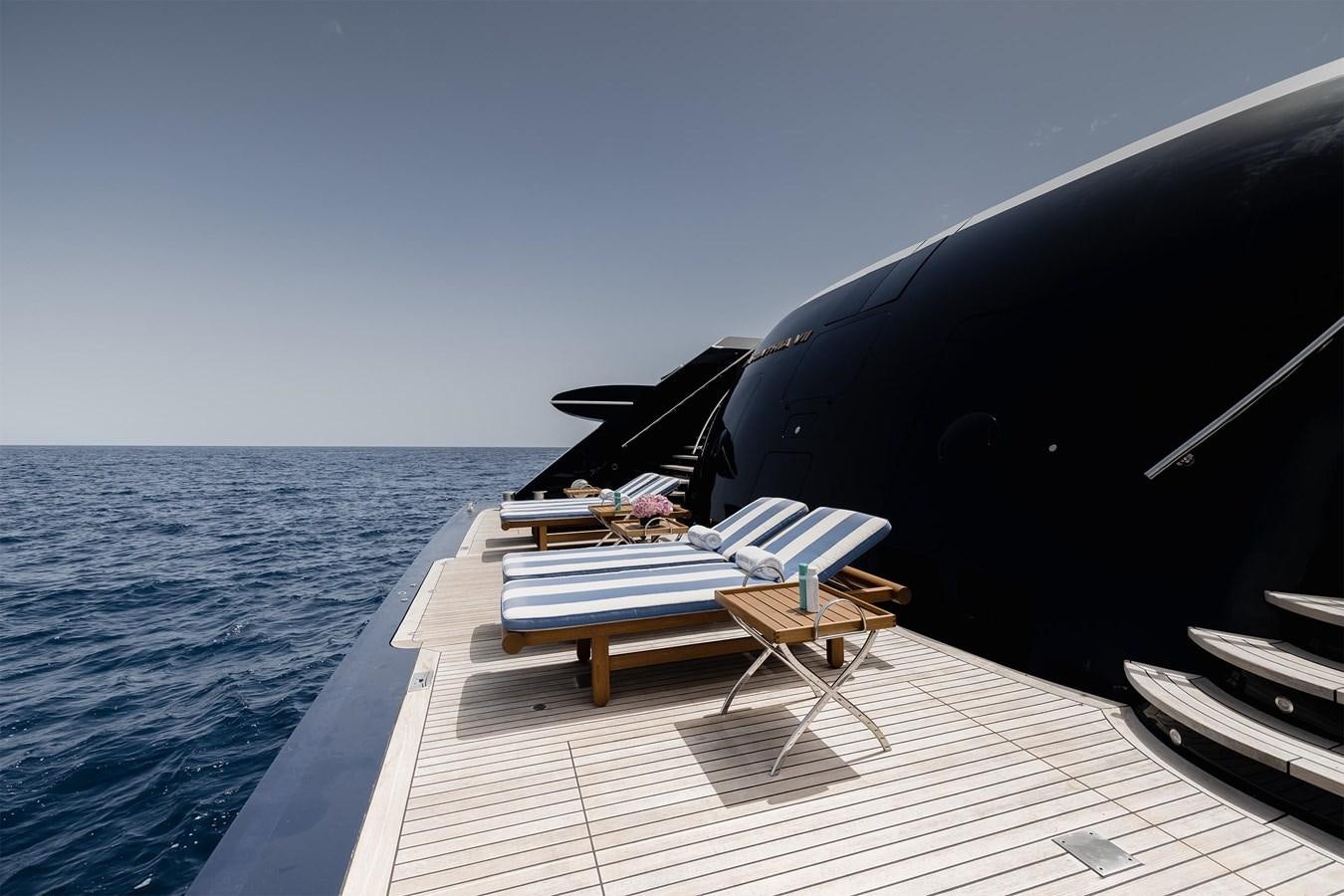 a boat on the water aboard CARINTHIA VII Yacht for Sale