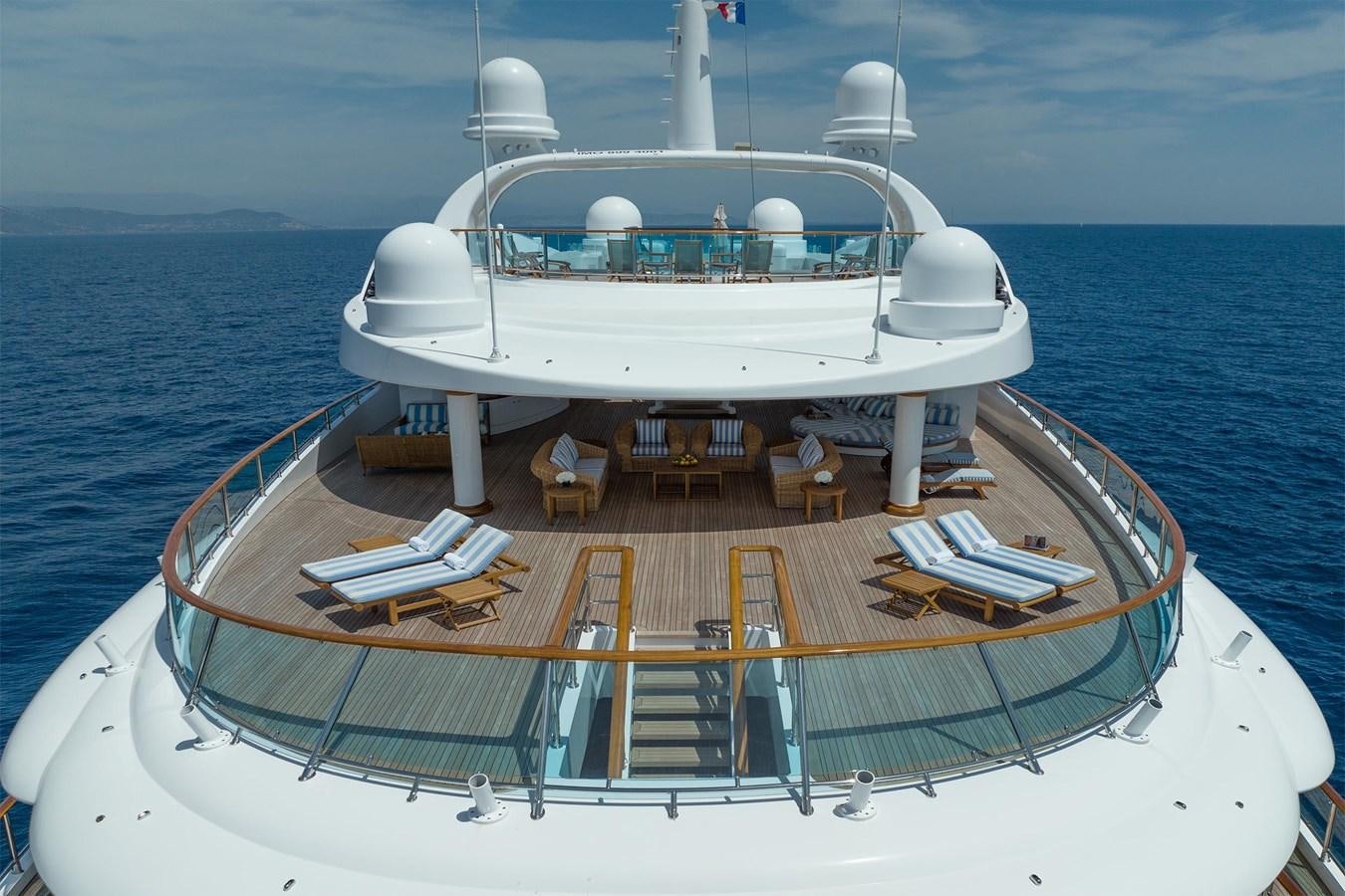 a boat on the water aboard CARINTHIA VII Yacht for Sale