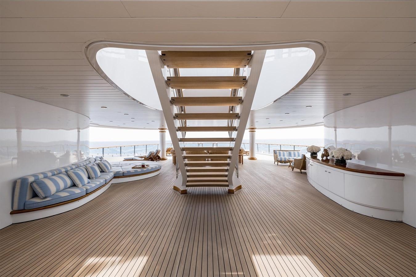 a room with a slide aboard CARINTHIA VII Yacht for Sale