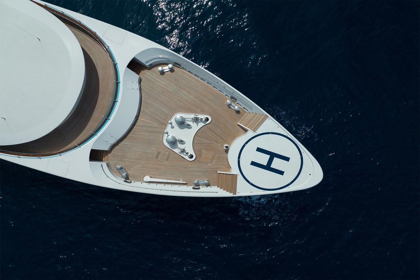 a satellite in space aboard CARINTHIA VII Yacht for Sale
