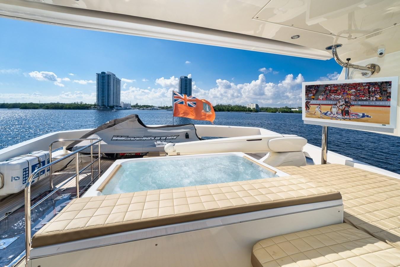 a boat on the water aboard KAERU Yacht for Sale