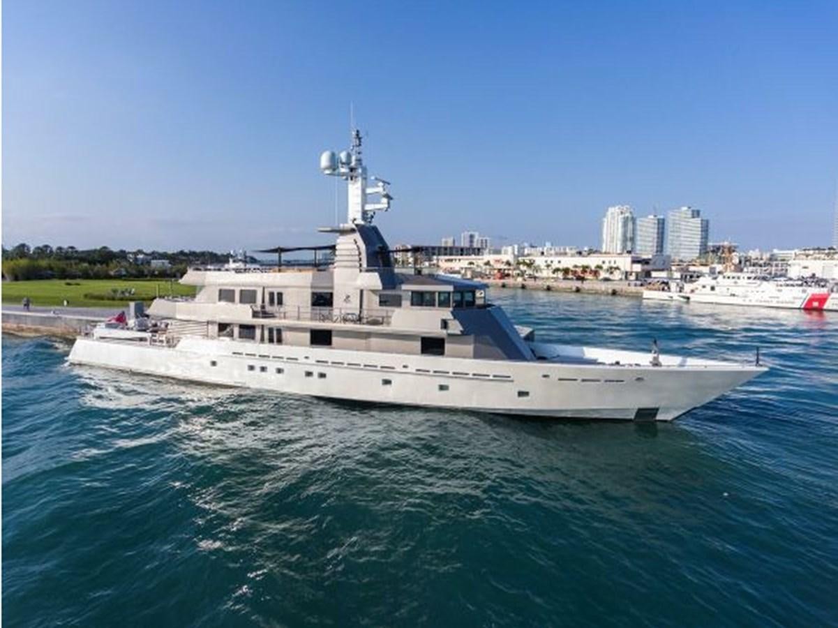 a large white boat in the water aboard 174 OCEANFAST MOTOR YACHT Yacht for Sale