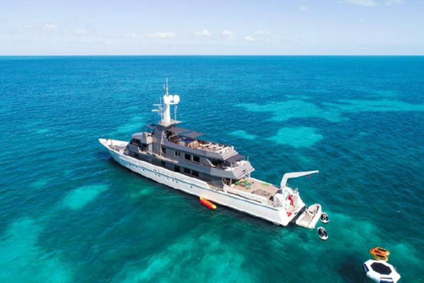 a military ship in the water aboard 174 OCEANFAST MOTOR YACHT Yacht for Sale